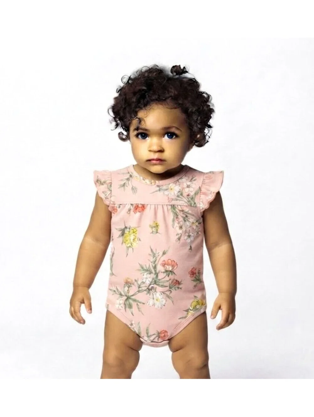 Carter's Baby Girl Flutter-Sleeve Bodysuits, 2-Pack sz 18 Months